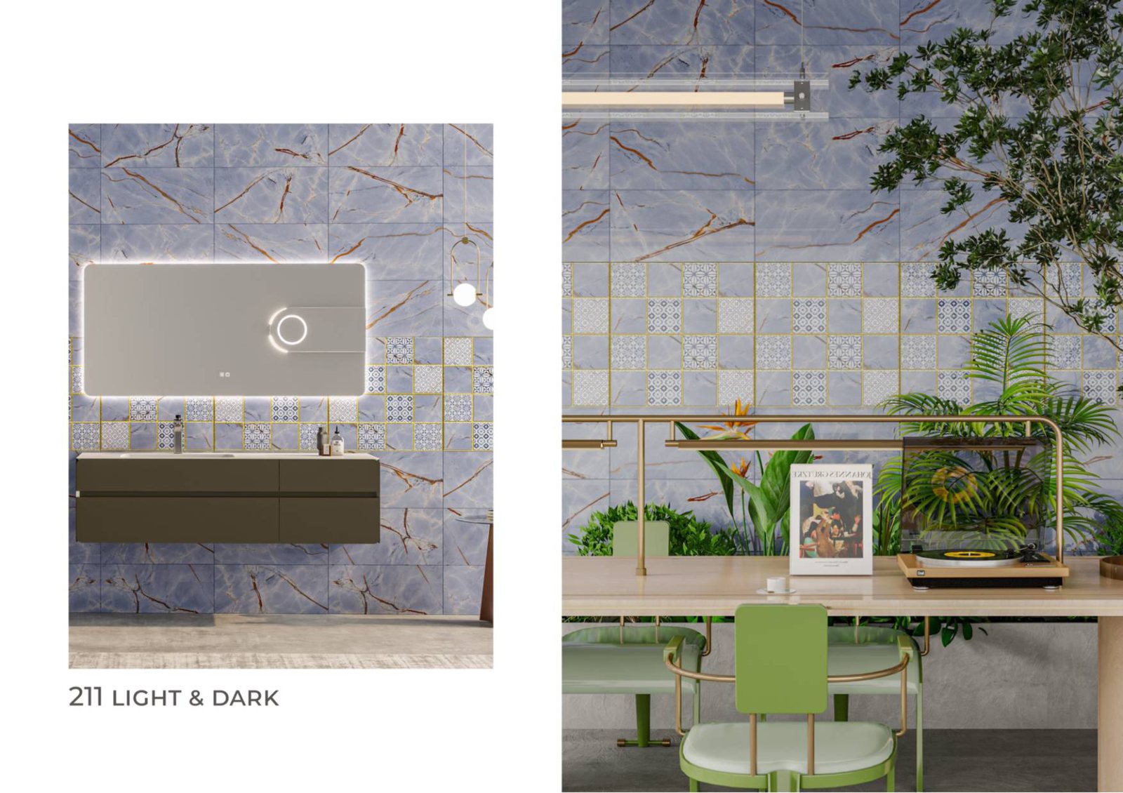 Tile installation lookbook